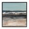 Stupell Industries Moody Grey Beach Waves Framed Giclee Wall Art Design by Ethan Harper